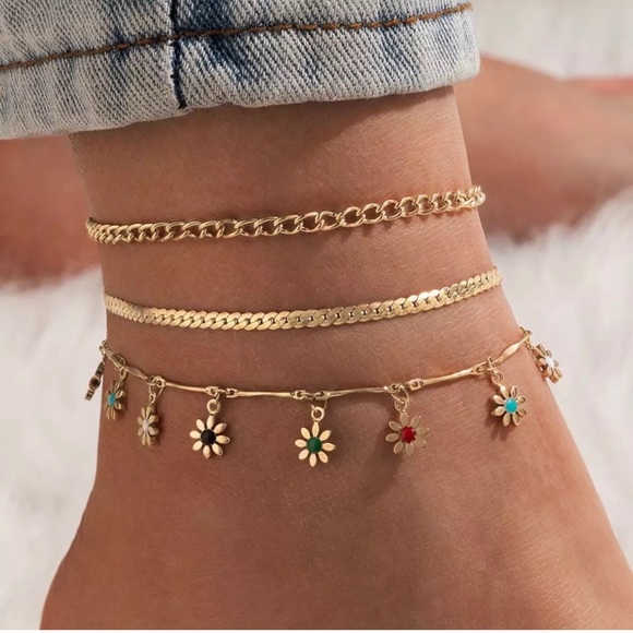 Jewelry - Flower Anklet